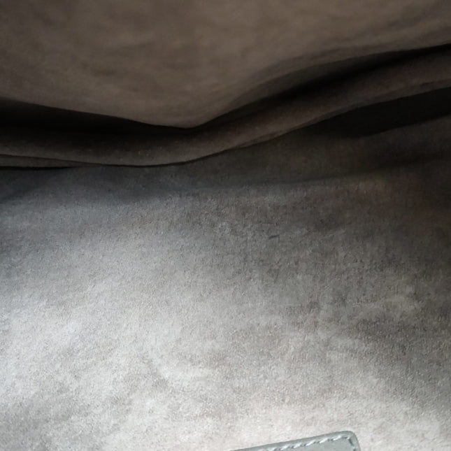 Bottega Veneta Hobo Bag Lambskin leather Grey Medium 40cm