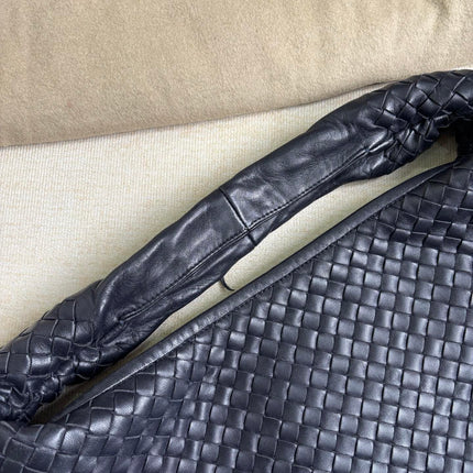 Bottega Veneta Veneta Hobo Dark Navy Intreciatto Leather Bag Large 47cm
