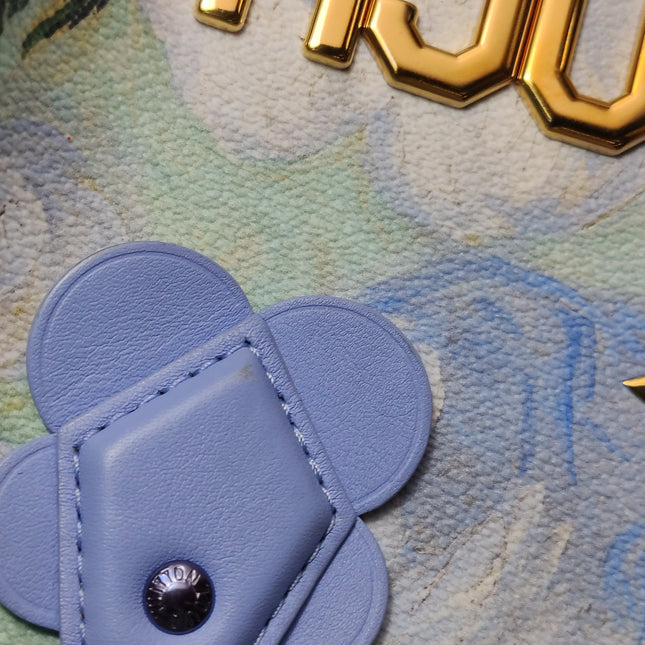 Louis Vuitton x Jeff Koons Speedy 30 Van Gogh Top Handle Bag