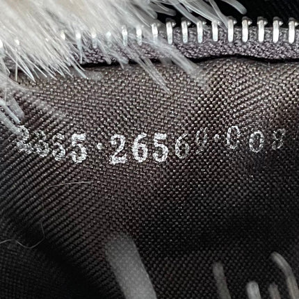 Fendi Baguette Soft Beige Fluffy Fur Shoulder Bag