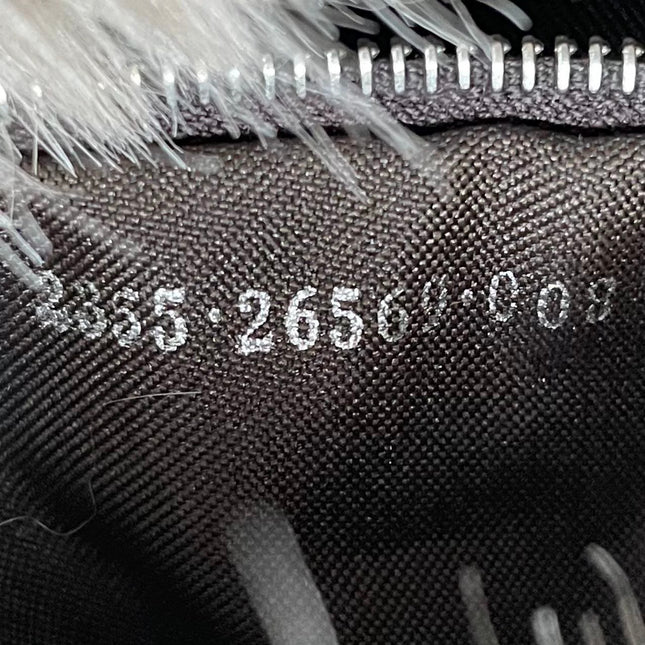 Fendi Baguette Soft Beige Fluffy Fur Shoulder Bag