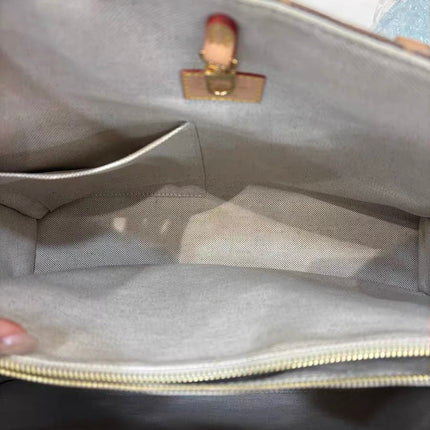 Louis Vuitton Voyage OnTheGo Large Brown Monogram Crossbody Tote Flight Mode