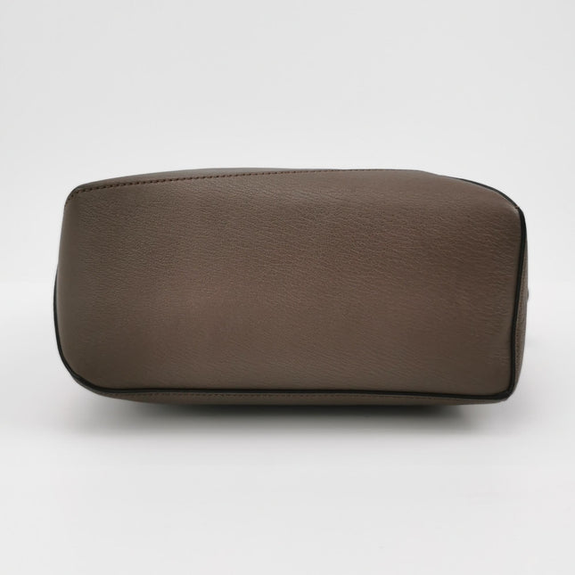 Loewe Puzzle Small Leather Dark Chocolate Brown Crossbody Bag New Design
