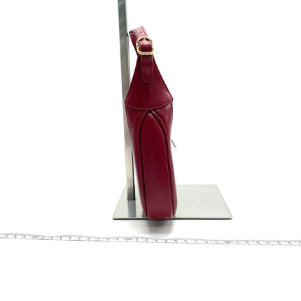 Gucci Jackie 1961 Mini Red Burgundy Leather Bag No Strap