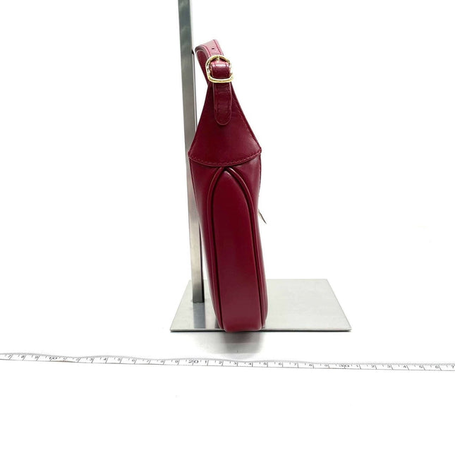 Gucci Jackie 1961 Mini Red Burgundy Leather Bag No Strap