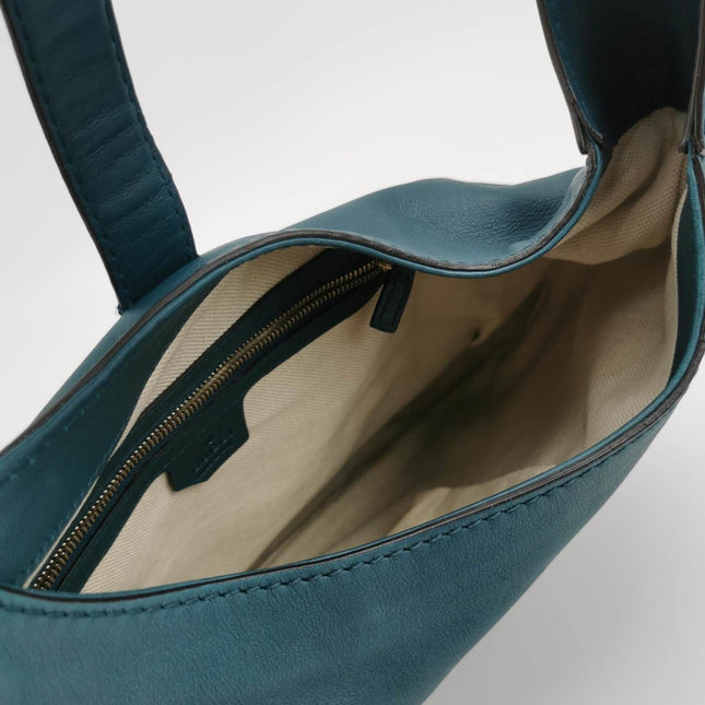 Sold Gucci Jackie 1961 Soft Navy Leather Bag Medium