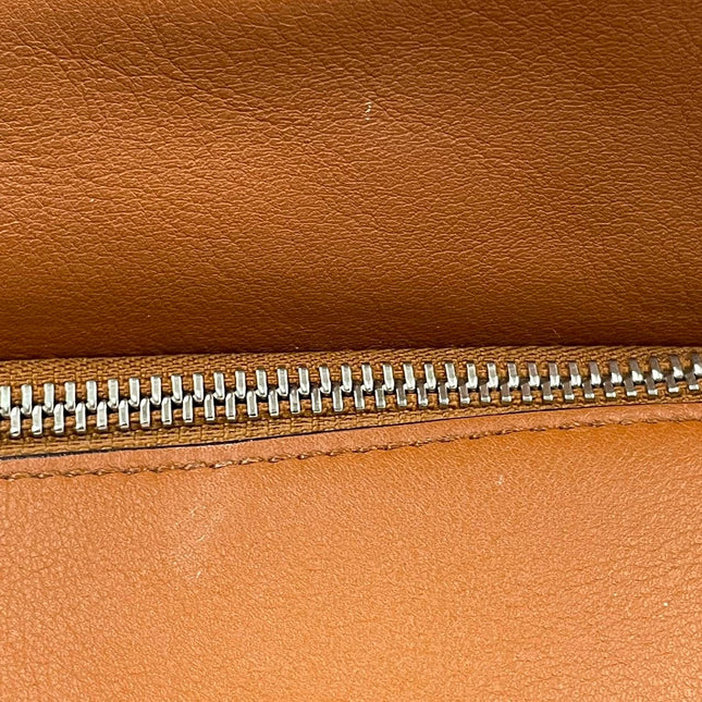 Loewe Puzzle Small Leather Woven Caramel Tan Crossbody Bag