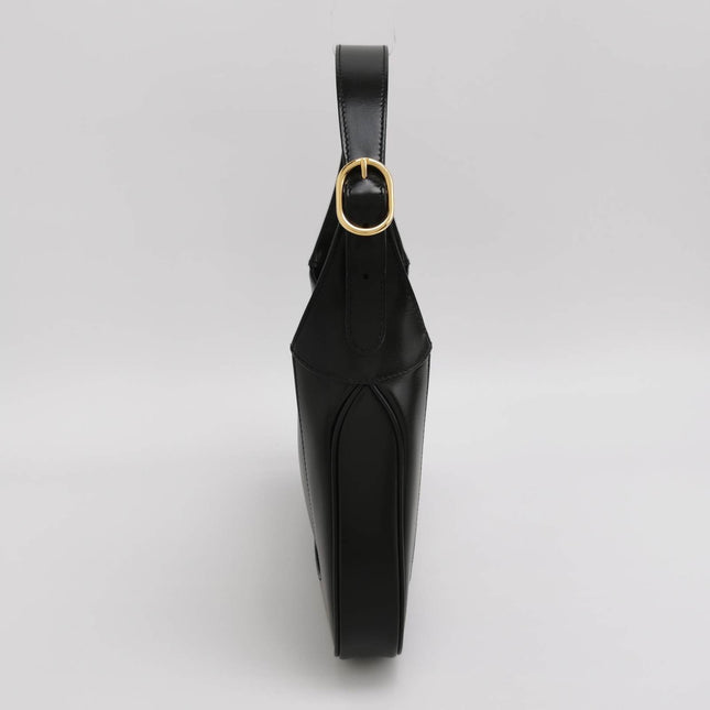 Sold Gucci Jackie 1961 Black Leather Bag Small with Adjustable Strap