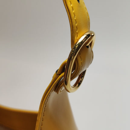 Gucci Jackie 1961 Yellow Leather Bag Small Shoulder Bag With Strap