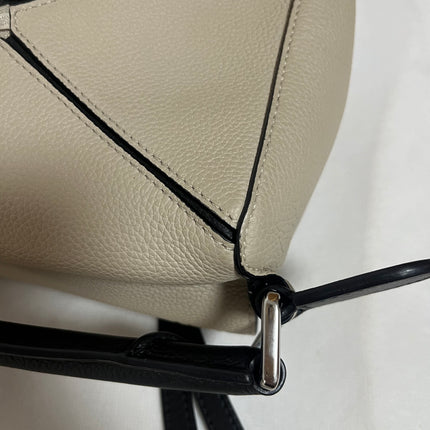 Loewe Puzzle Small Beige Herbarium Holiday Collection Calfskin Leather Crossbody Bag