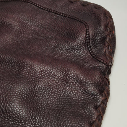 Gucci Jackie Soft Large Brown Leather Shoulder Bag With Strap