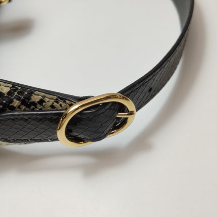 Gucci Jackie 1961 Small Multicolor Calfskin and Python-skin Leather Black With Strap