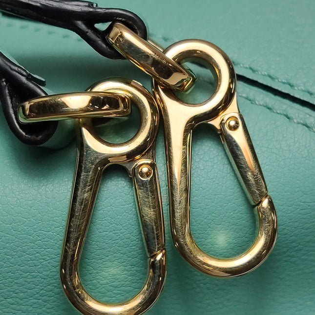 Loewe x Studio Ghibli Collection Susuwatari Mini Puzzle Green Crossbody Bag