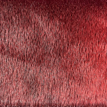 Loewe East West Burgundy Leather Fur Handbag Vintage