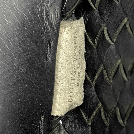 Bottega Veneta Cabat Large Intreccio Leather Tote Bag Black 40cm