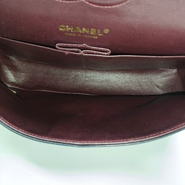 Chanel Classic Flap Medium Black Lambskin Leather Gold Hardware 2009-2010