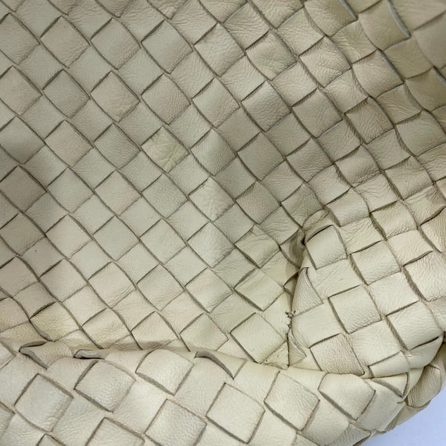 Bottega Veneta Belly Hobo Intrecciato Pale Yellow Large 50cm