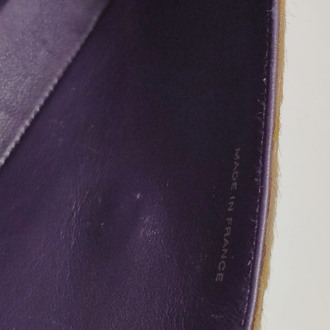 Chanel East West Rare Tan Brown Pony-hair Calfskin Leather CC Logo