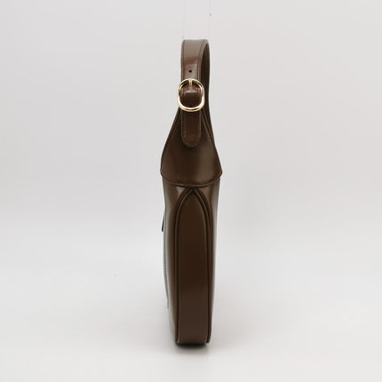 Gucci Jackie 1961 Small Brown Smooth Leather Bag