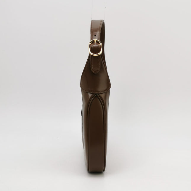 Gucci Jackie 1961 Small Brown Smooth Leather Bag