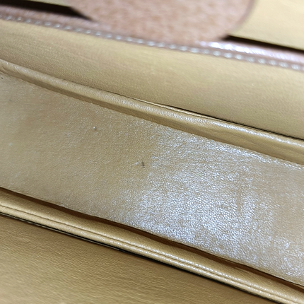 Sold Gucci Bamboo 1947 Top Handle Bag Leather Medium Tan Brown