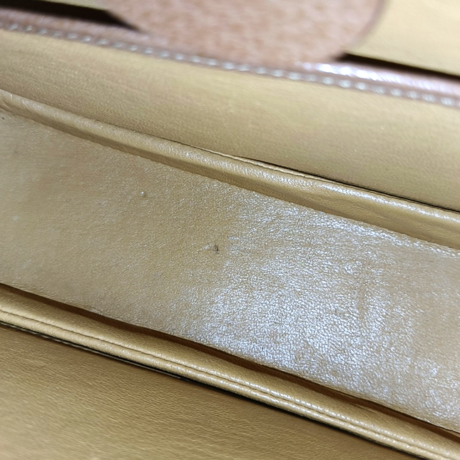 Sold Gucci Bamboo 1947 Top Handle Bag Leather Medium Tan Brown