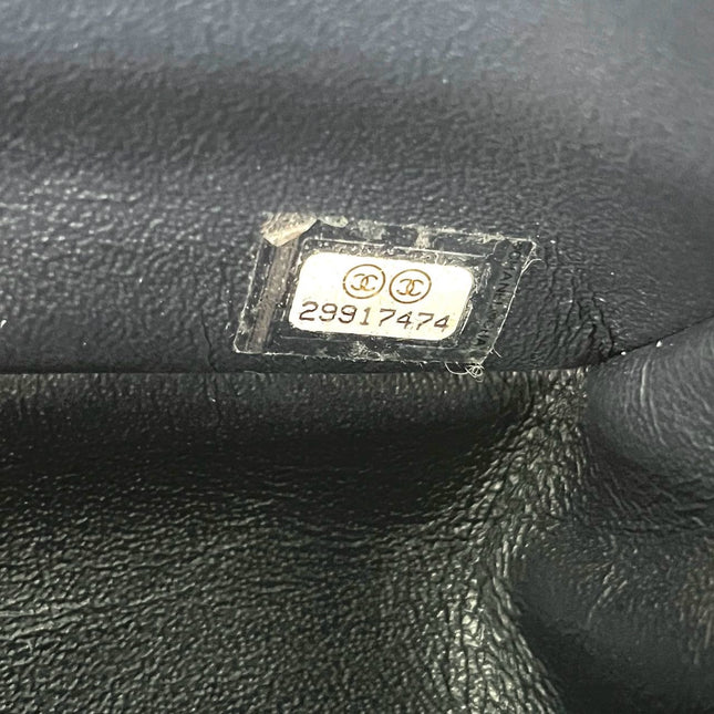 Chanel Classic Flap Mini Rectangular Navy Lambskin Leather Gold Hardware, 2020
