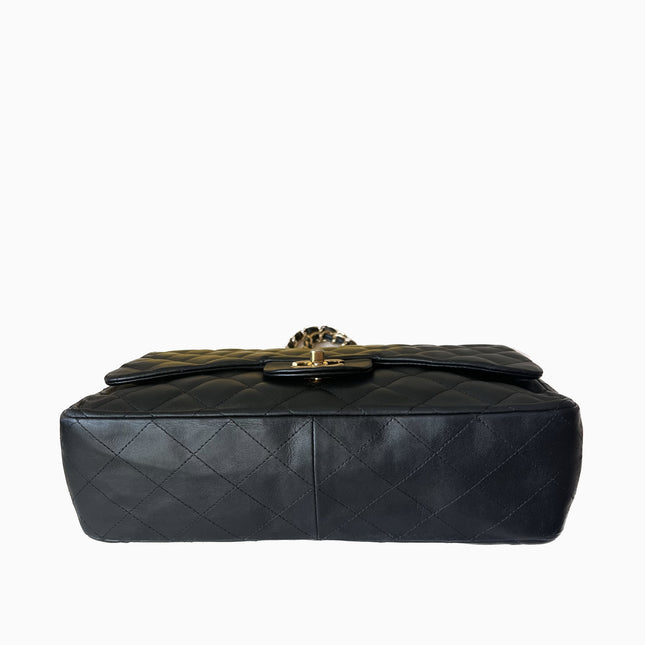 Sold Chanel Timeless/ Classic Flap Large Black with Gold Hardware
