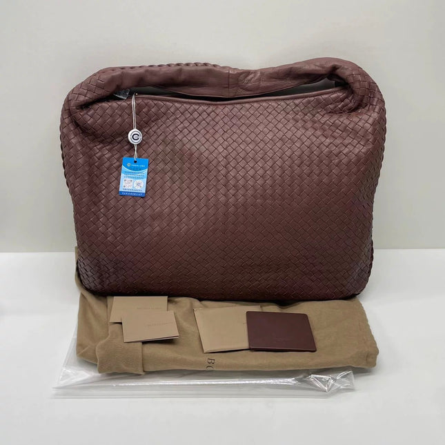 Bottega Veneta Hobo Maxi Chocolate Brown leather 50cm