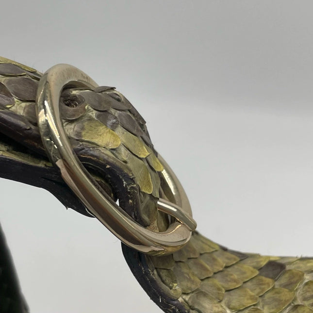 Gucci Jackie Green Python Leather Rare