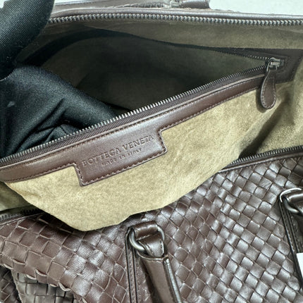 Sold Bottega Veneta Maxi Convertible Tote Bag Hobo Brown Leather Two-way Carry 50cm