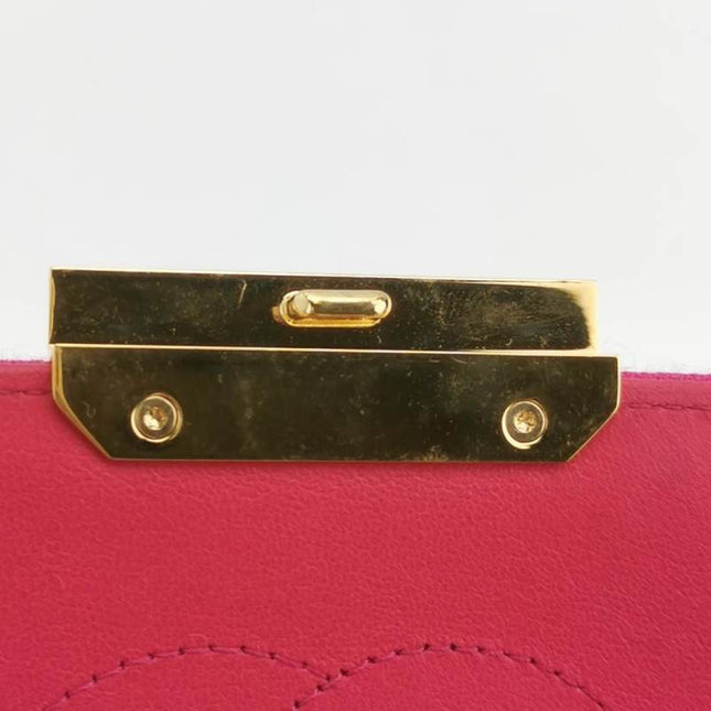 Chanel Mini Chic With Me Flap Bag Cotton Cloth Pink Fuchsia Crossbody Bag