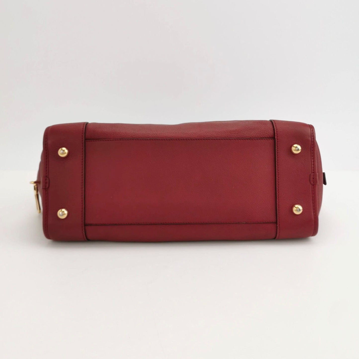 Sold Loewe Amazona 36 Large in Red Leather and Gold-tone Hardware