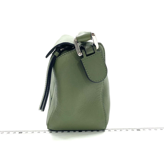 Loewe Puzzle Small Green Calfskin leather Crossbody bag