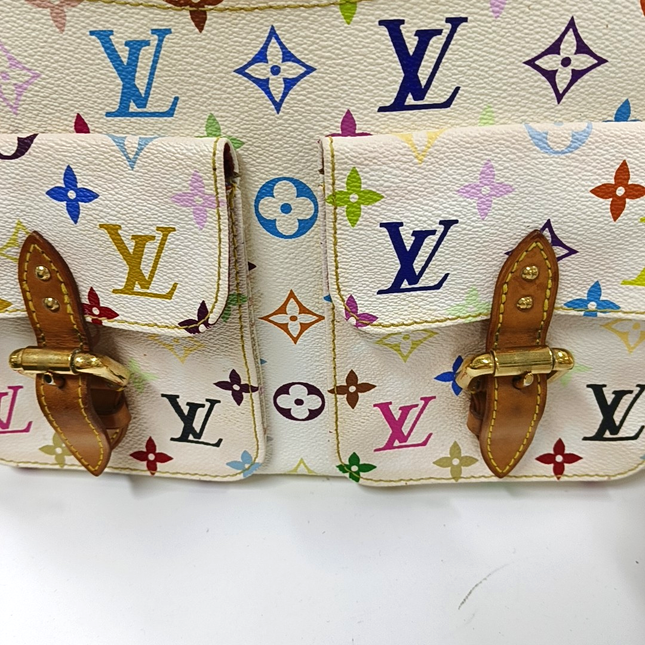 Louis Vuitton x Takashi Murakami Lodge Large White Multicolor