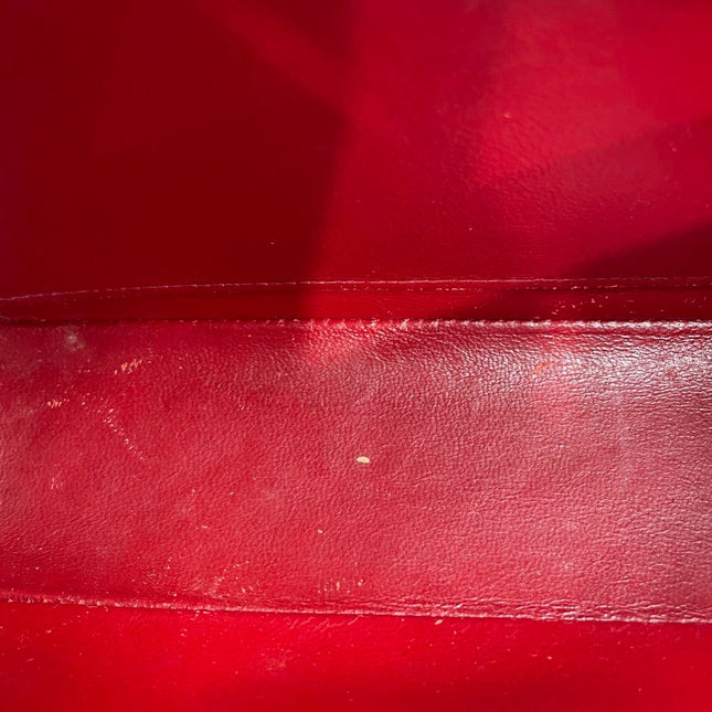 Chanel Diana CC Flap Bag Small Vintage Red Lambskin Leather with 24k Gold HW, 1989-1991