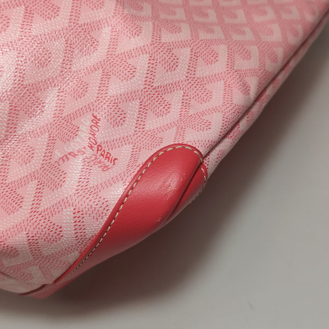 Goyard Artois Tote PM Medium Pink With Zipper and Reinforced Corners 2018