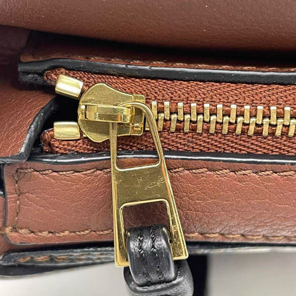 Loewe x Studio Ghibli Collection Susuwatari Mini Puzzle Brown Crossbody Bag