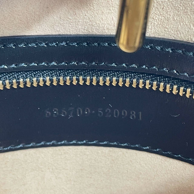 Sold Gucci Jackie 1961 Black Leather Bag with Adjustable Strap Never Worn