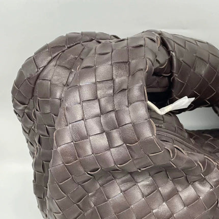 Bottega Veneta Jodie Maxi Lambskin Leather Chocolate Brown 70cm