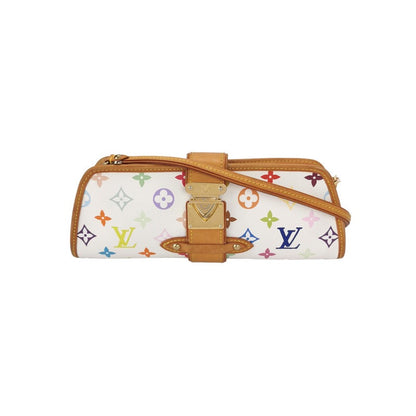 Louis Vuitton x Takashi Murakami Shirley Shoulder Bag White Multicolor-Luxbags