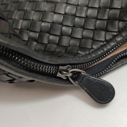 Bottega Veneta Veneta Hobo Maxi Black Tiny Fringes Leather 51cm