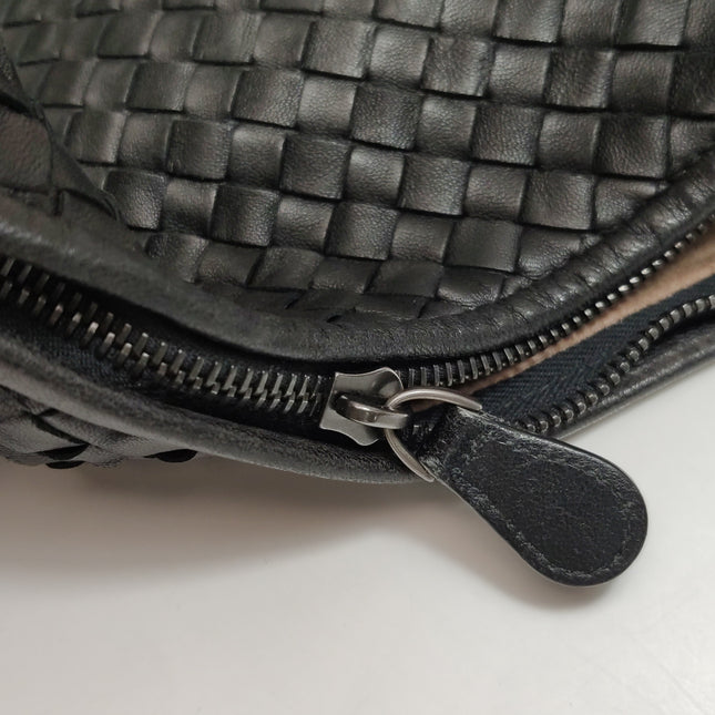 Bottega Veneta Veneta Hobo Maxi Black Tiny Fringes Leather 51cm