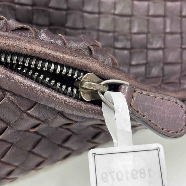 Bottega Veneta Veneta Hobo Maxi Dark Brown Lambskin Leather 52cm