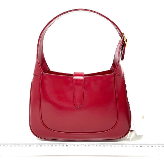 Gucci Jackie 1961 Red Leather Bag Small Shoulder Bag NEVER WORN