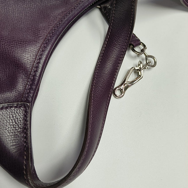 Hermès Trim 31 Purple Raisin Epsom Leather Shoulder Bag