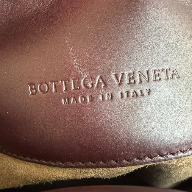 Bottega Veneta Roma Burgundy Intrecciato Nappa Leather Large 35cm