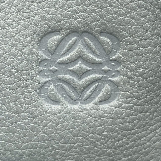 Loewe Amazona 29 Blue Leather Elephant Lock Silver-tone Hardware