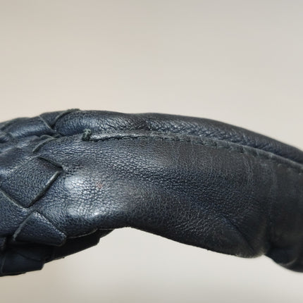 Bottega Veneta Intrecciato Hobo Bag Medium Black leather with Metal Studs 40cm