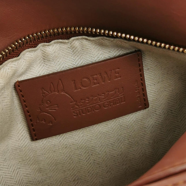 Loewe x Howl's Moving Castle Studio Ghibli Puzzle Calcifer Small Tan Caramel